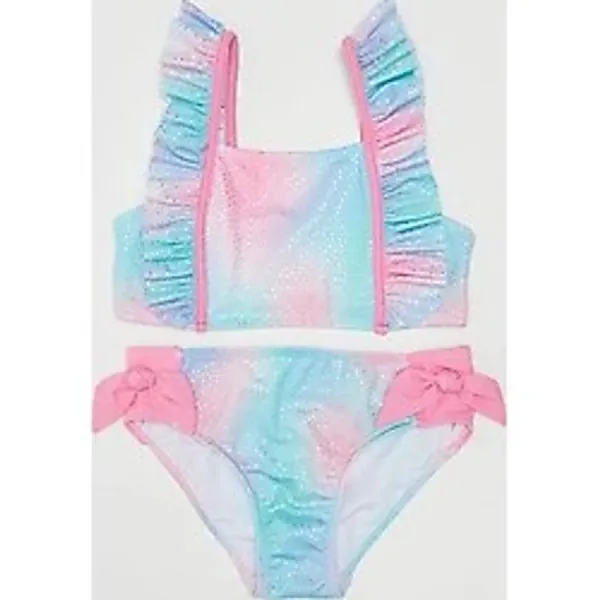 Batik Desenli Kız Çocuk Bikini Takım DB200786BT