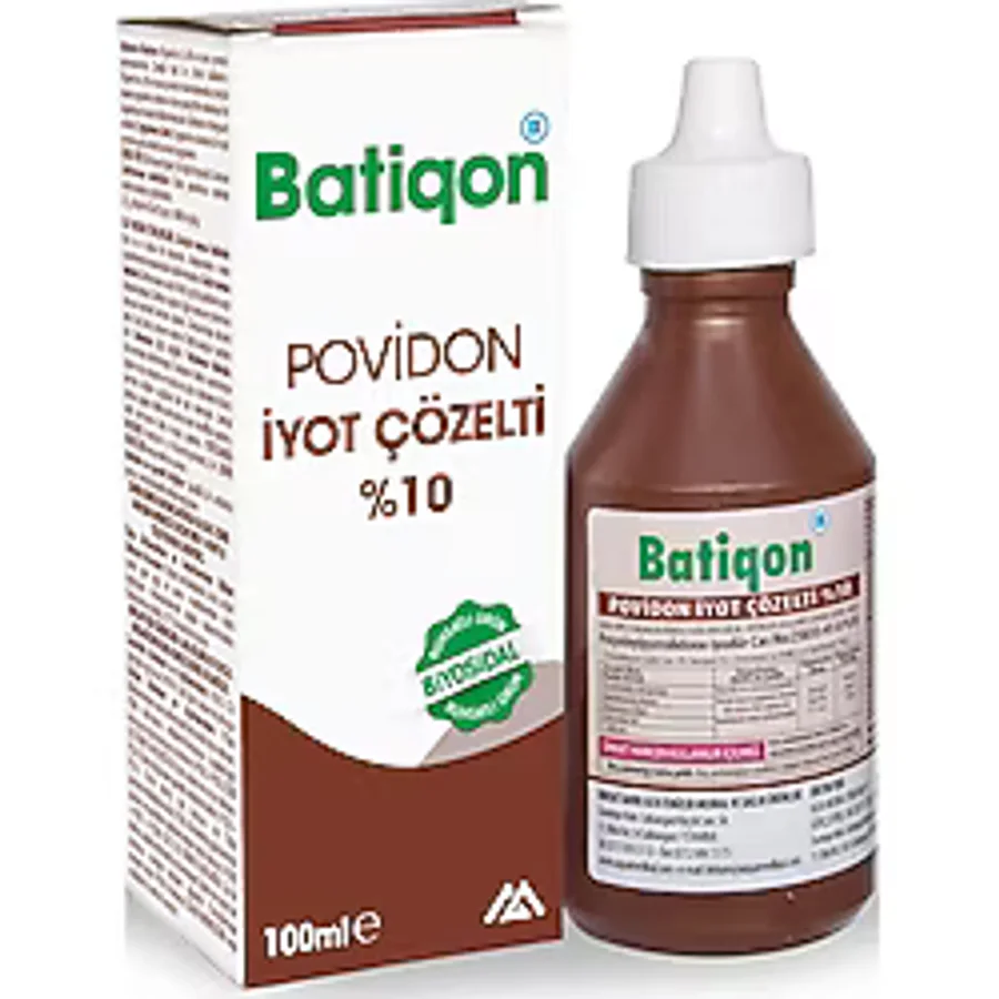 Batiqon Batikon Povidon Iyot Çözelti 100 ML Kapaklı