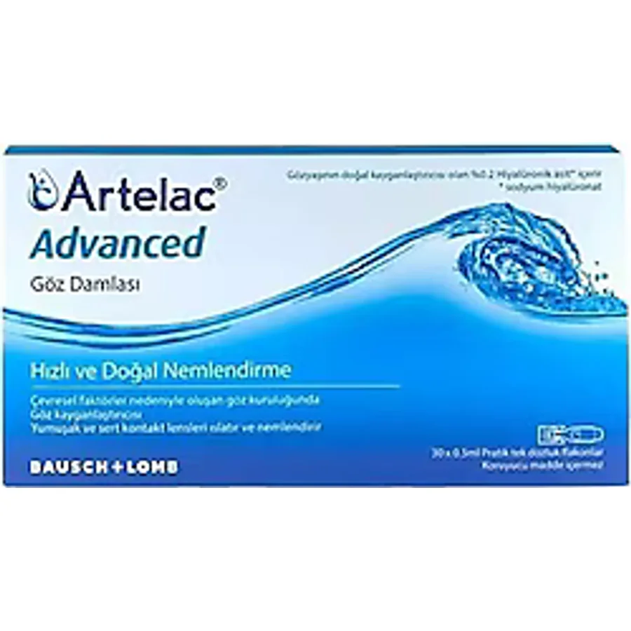 Bausch & Lomb Artelac Advanced Göz Damlası 0.5 ml x 30'lu Flakon