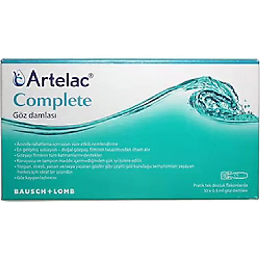 Bausch & Lomb Artelac Complete Göz Damlası 0.5 ml x 30'lu Flakon
