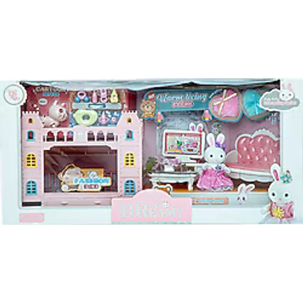 Bay Dreamy Mini Tavşan Eğlenceli Ranza Seti 06678