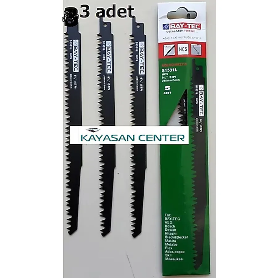 Bay-Tec Bay-Tec Ağaç.kemik Tilki Kuyruğu Testere Bıçağı 240MM 5.0 mm 3 A