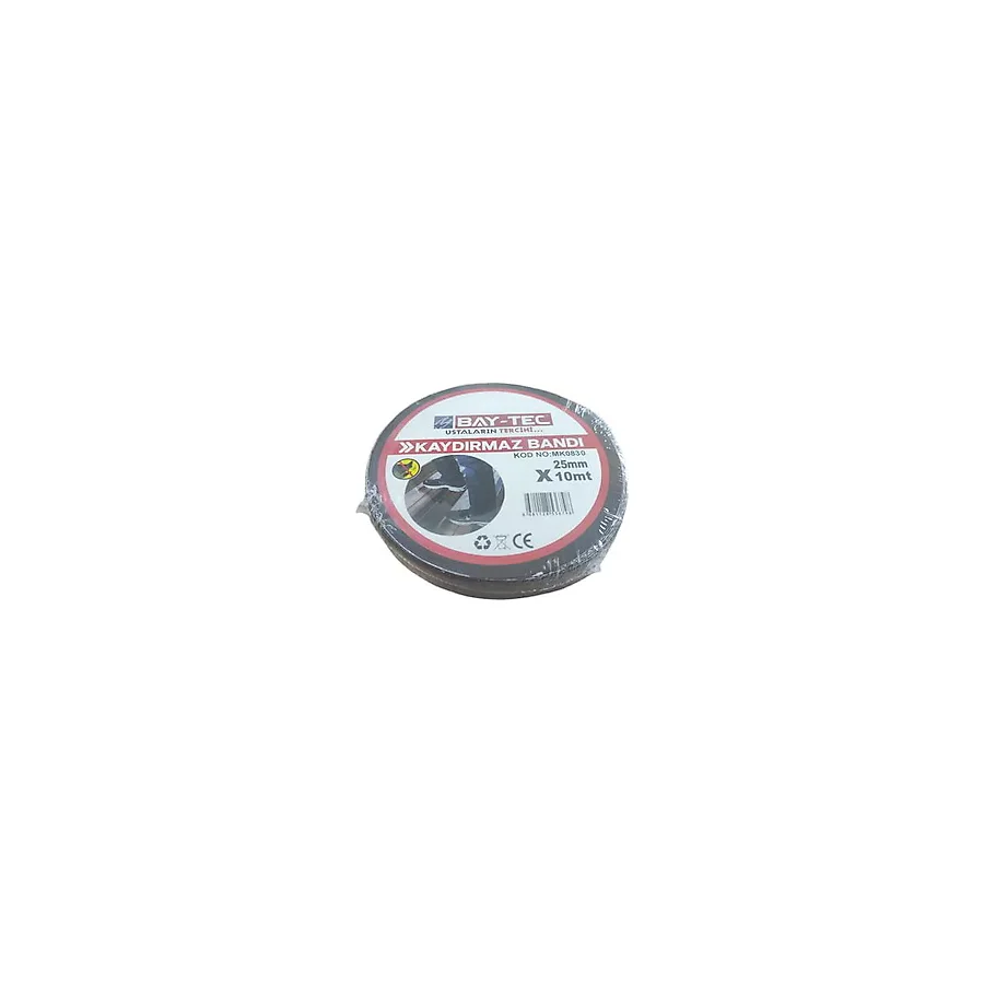 Bay-Tec MK0830 10 m x 25 mm Kaydırmaz Bant