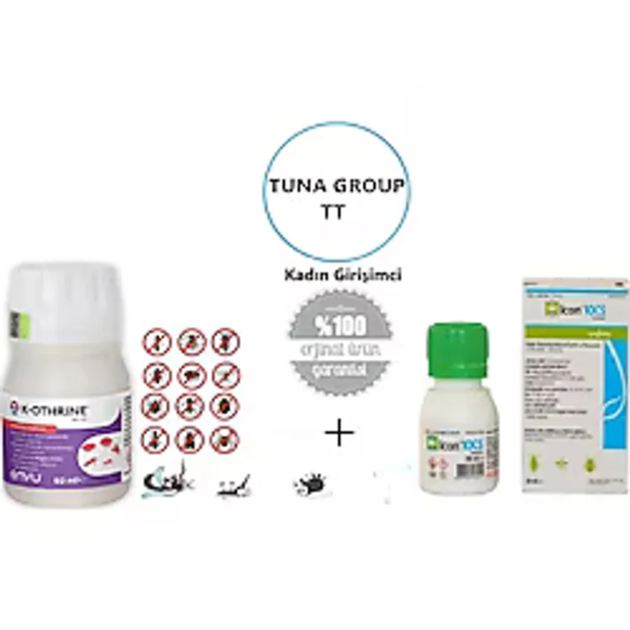 Bayer K-OTHRİNE SC 50 ML ve İCON 10 CS 20 ML İKİLİSİ - KENE, KARINCA, BÖCEK İLACI