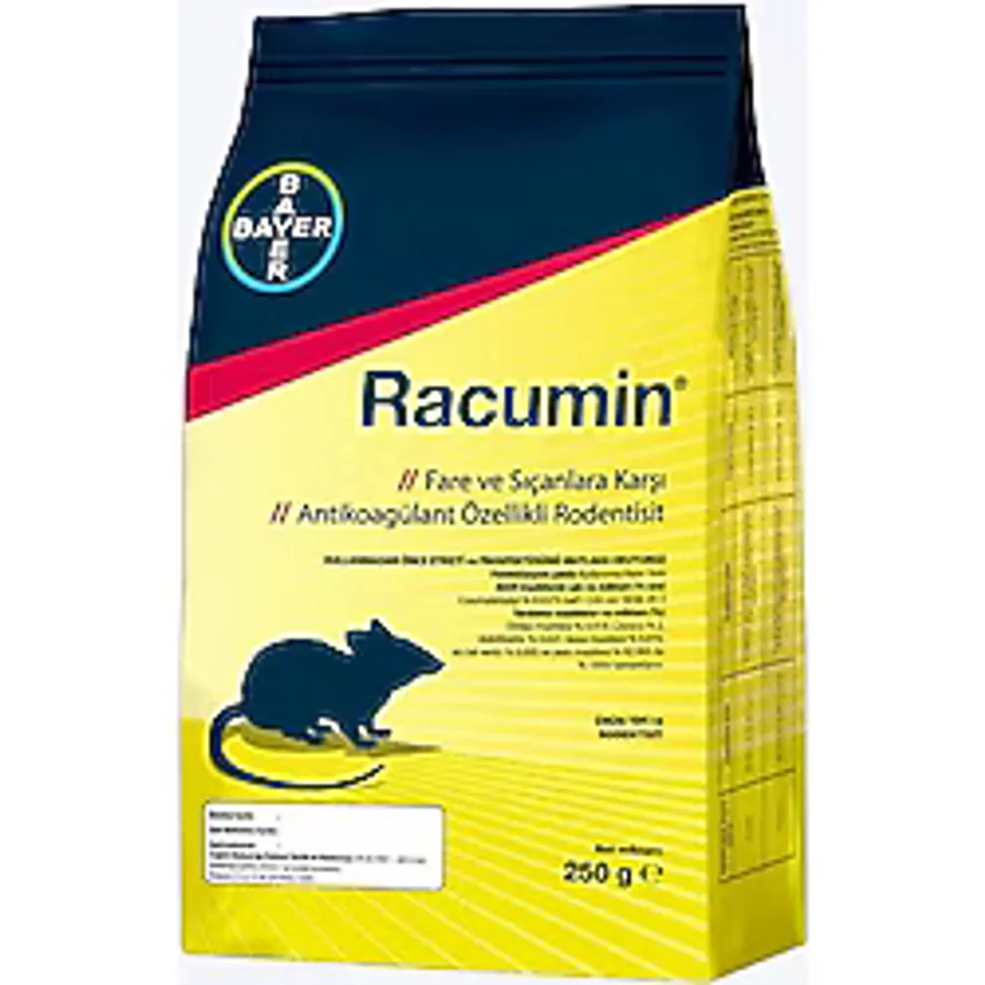 Bayer Racumin Fare Ve Sıçanlar İçin Zehirli Buğday 250 Gr