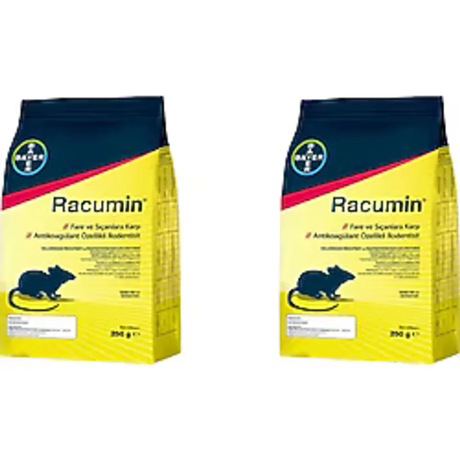 Bayer Racumin Fare Ve Sıçanlar İçin Zehirli Tahıl/2 Adet 250 G