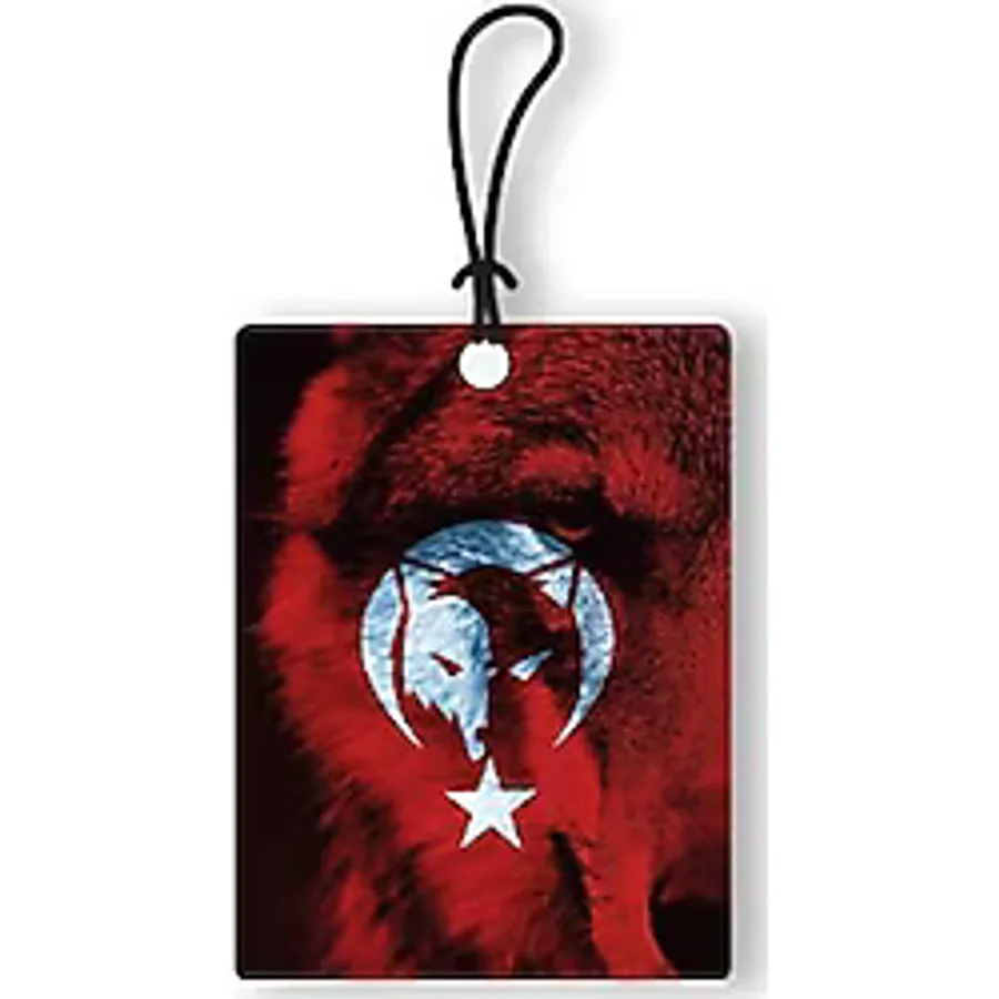 Bayrak Ahşap Oto Dikiz Ayna Süsü