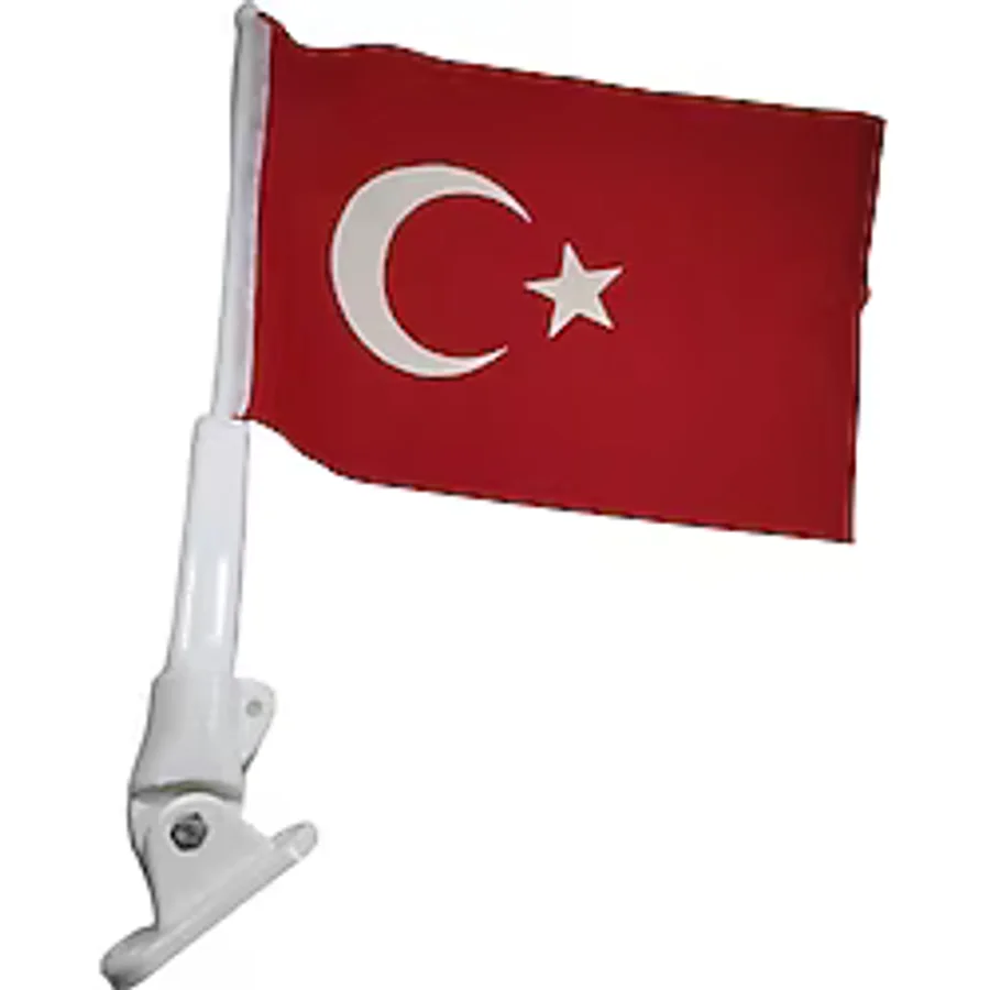 Bayrak Direği Plastik Bayrak Dahil 40 Cm