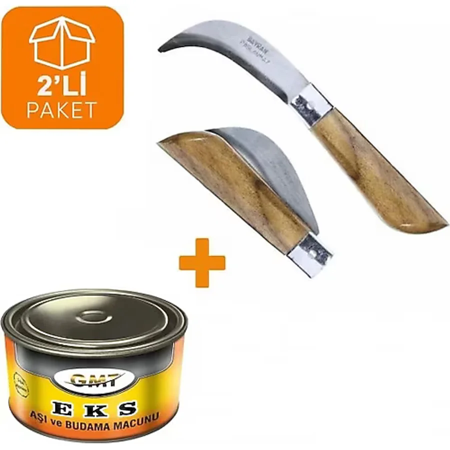 Bayram Aşı Bıçağı 22 Cm No: 3 + Gmt Aşı Macunu ( 2li Paket)