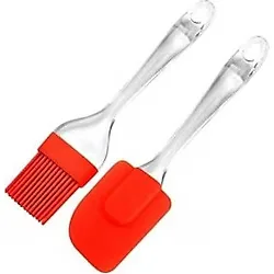 BAYSA Silikon Yumurta Fırçası Ve Spatula 2'li Set