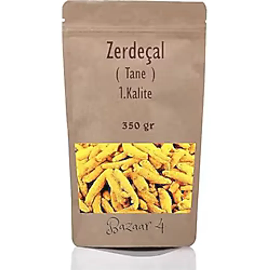 Bazaar 4 Zerdeçal Tane 350 Gr 1.Kalite Taze Yeni Mahsül