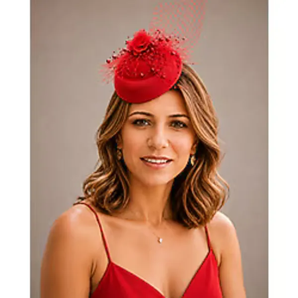 bba new trend Nikah Şapkası Beyaz Fascinator El Yapımı Vualet Nikah Şapkası Şık Vualet Gelin Şapkası Nikah Şapkası Fascinator Hat Kadın Saç Aksesuarı Parti Davet Mezuniyet Yılbaşı Şapkası