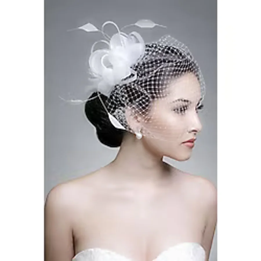 bba new trend Tüllü Gelin Tacı Nikah Aksesuar,nikah Kepi Vualet,nikah Şapkası