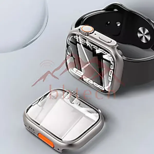 bbtech Apple Watch Series 11 42mm Ultra Dönüştürücü Kasa ve Ekran Koruyucu S11i Ultraya Çevirici Adaptör