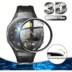 bbtech Huawei Watch GT6 GT6 Pro GT5 46MM Esnek Polimer Nano Tam Kaplayan Ekran Koruyucu