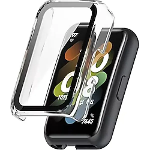 bbtech Xiaomi Mi Band 7 PRO Uyumlu Akıllı Bileklik İle Birebir Tam Uyumlu Kasa Ekran Koruyucu;Beyaz