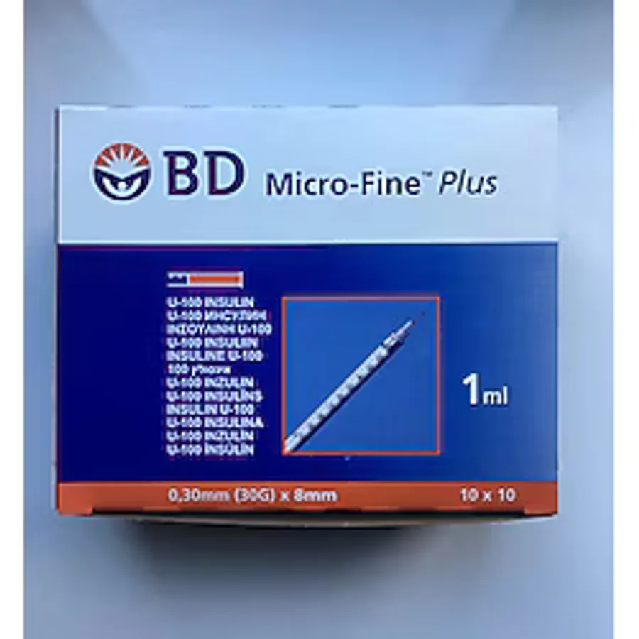 Bd Micro-Fine İnsülin Enjektörü 1Ml 1 Paket 100 Adet