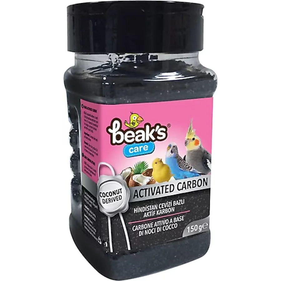 Beak's Aktif Karbon Hindistan Cevizi Bazlı 150 gr Kuş Kömürü