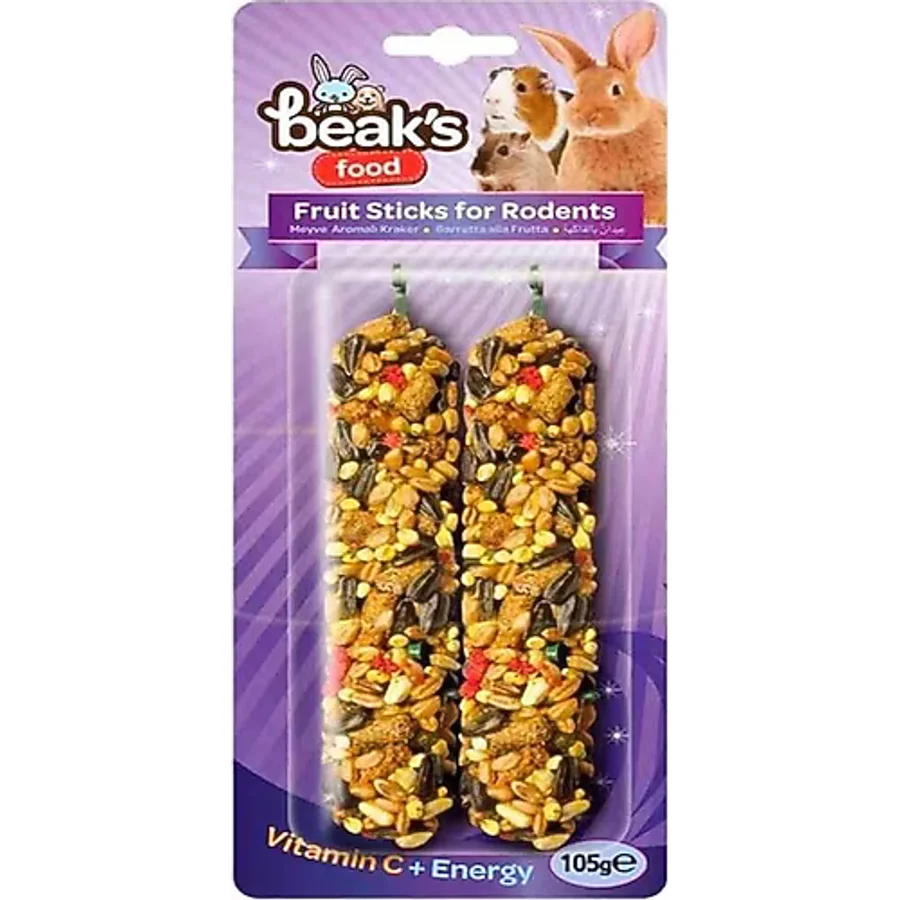 Beaks Meyveli Kemirgen Krakeri 105 gr 2'li