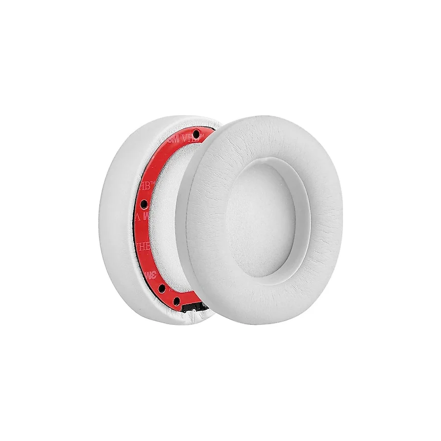 Beats Studio 2.0 ve 3.0 Uyumlu Kulaklık Pedi Studio Apl Kulaklık Süngeri Kulaklık Yastığı Köpük Yalıtım Minder Ped Yastık - Beyaz