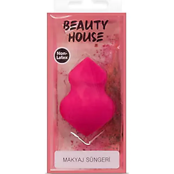 Beauty House Açılı Makyaj Süngeri Pembe