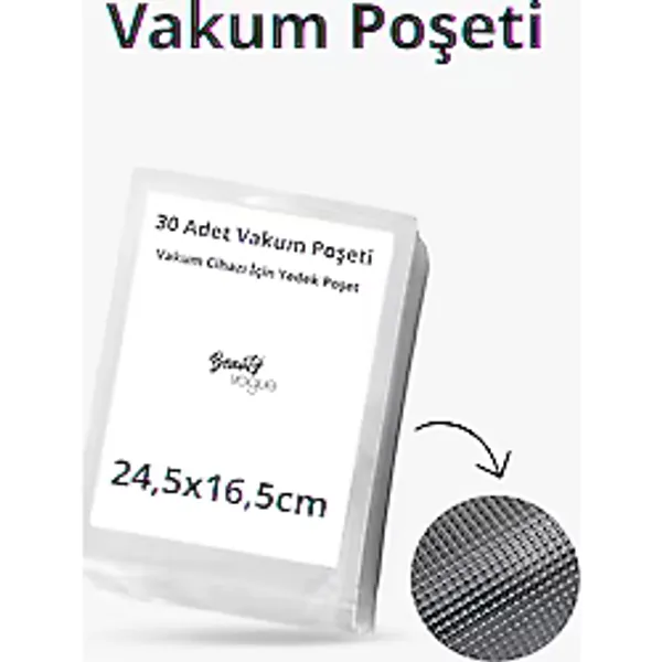 Beauty Vogue Gıda Vakum Poşeti 30 adet
