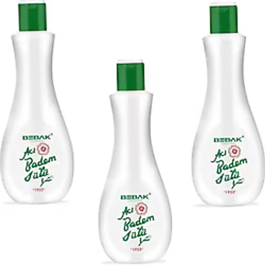 Bebak Acı Badem Nemlendirici 215 ml 3 Adet Makyaj ve Yüz Temizleme Sütü