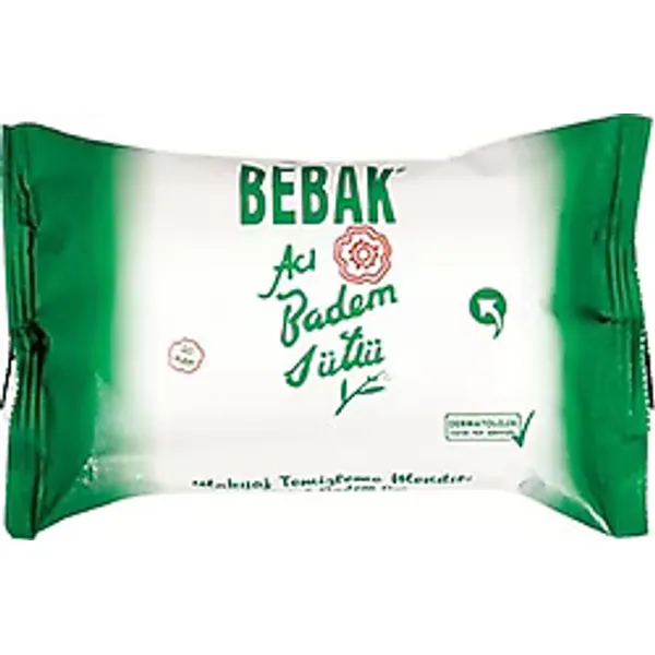 Bebak Acı Badem Sütü 20'li Makyaj Temizleme Mendili