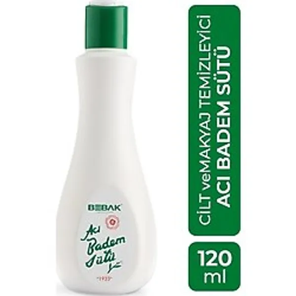Bebak Yüz Temizleme ve Bakım Sütü - Tüm Cilt Tipleri için Yaşlanma Karşıtı, Badem Yağı ve Koenzim Q10 ile Zenginleştirilmiştir, 120 ml
