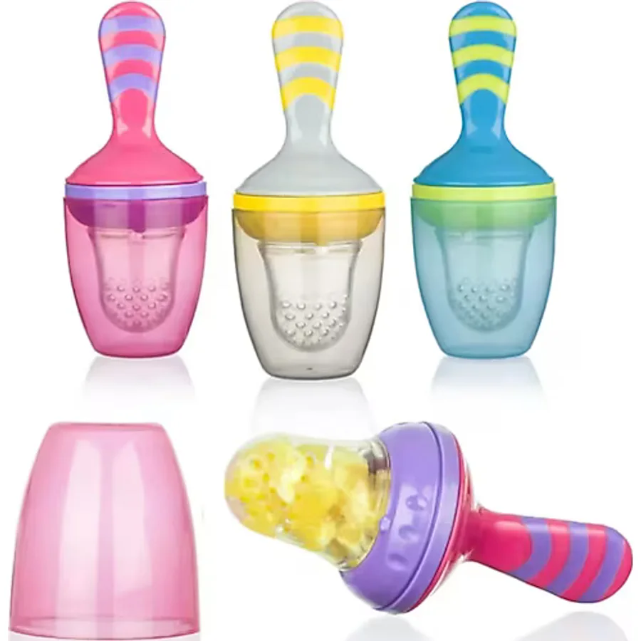 Bebedor 589 Silikon Meyve ve Sebze Besleyici Pembe - Renkli