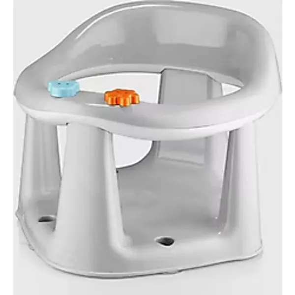 Bebek Banyo Oturağı - Vakum Tabanlı Bebek Mama Oturağı Gri