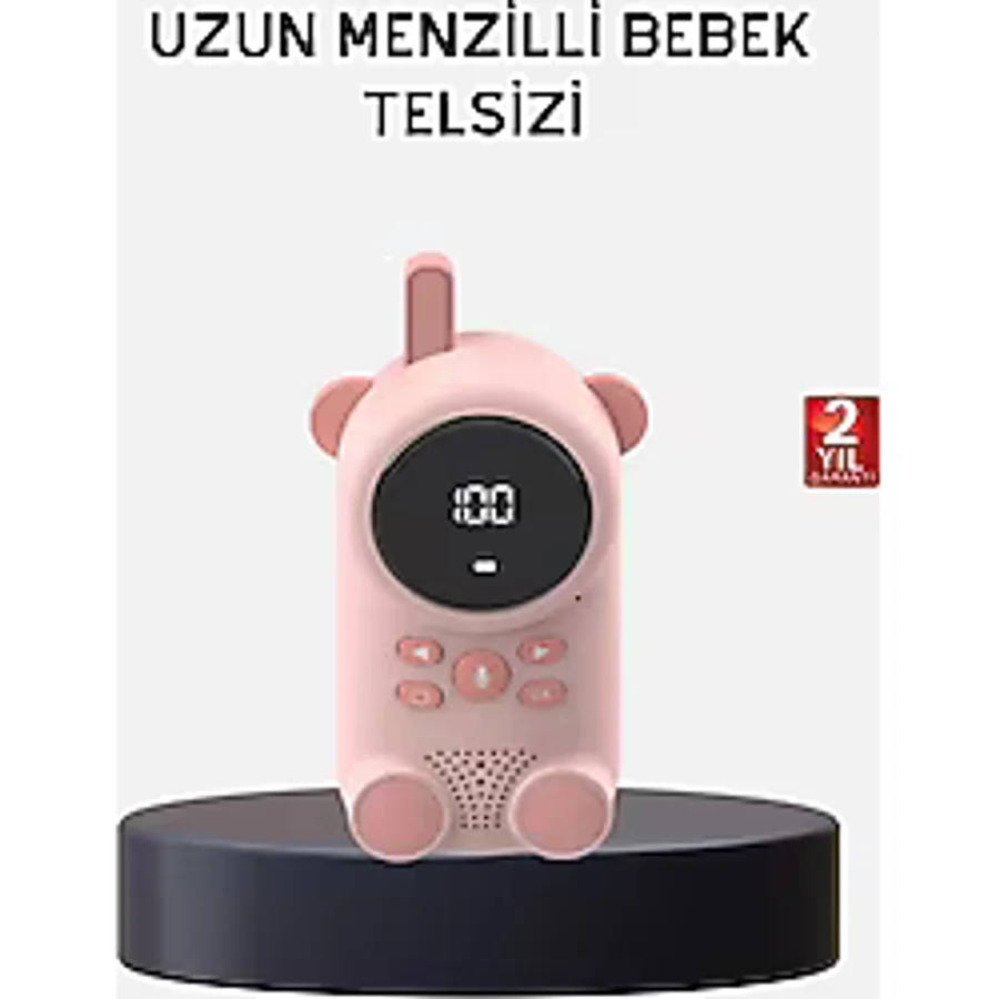 Bebek Telsizi LCD Ekran Vox Iki Yönlü Iişim USB Şarj Hafif