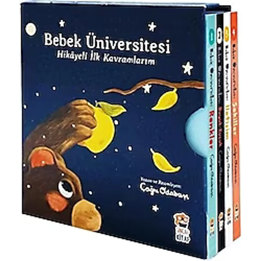 Bebek Üniversitesi - Hikayeli İlk Kavramlarım 1 (4 Kitap Set) - Çağrı Odabaşı