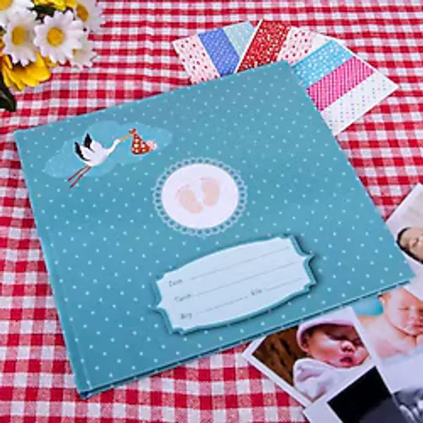 Bebek ve Çocuk Anı Defteri + Renkli Sticker Hediyesi