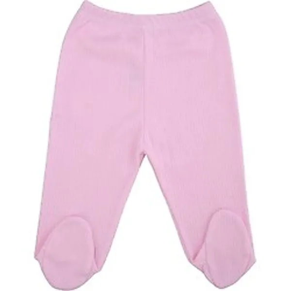 Bebelop Bebek Raporlu Patikli Tek Alt Eşofman Altı - Pembe - 3 Ay