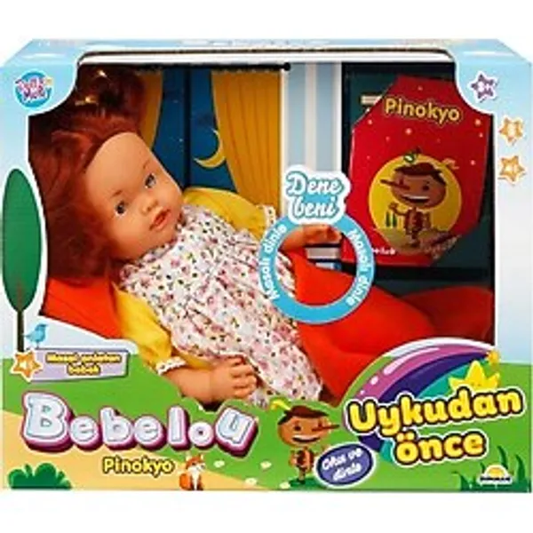 Bebelou Pinokyo Masalını Anlatan Bebek ve Kitabı 26182