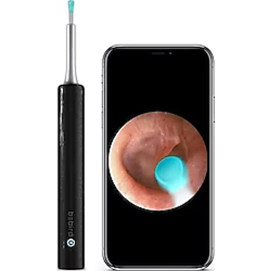 Bebird T5 5MP Kamera Şarjlı Siyah Kulak Temizleme Aleti