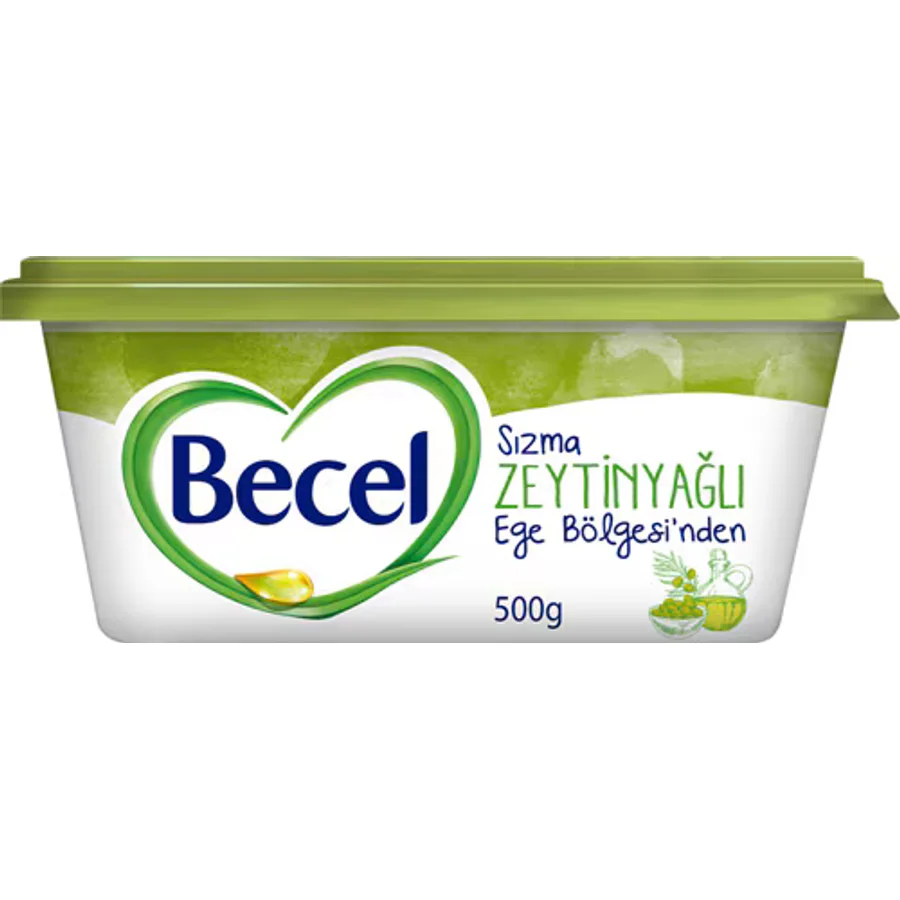 Becel Zeytinyağlı 500 gr Kase Margarin