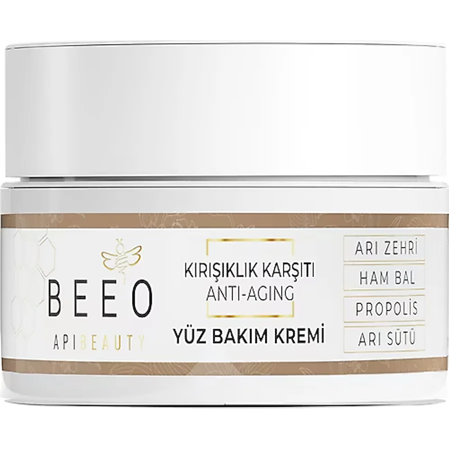Bee'o Apibeauty Arı Zehirli Propolisli Arı Sütlü Anti Aging Yüz Bakım Kremi 50 ml