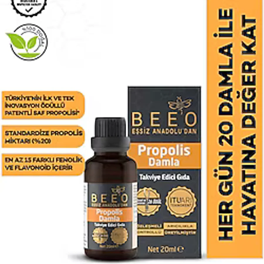 BEE'O Propolis Damla 20 ml - 20 gr