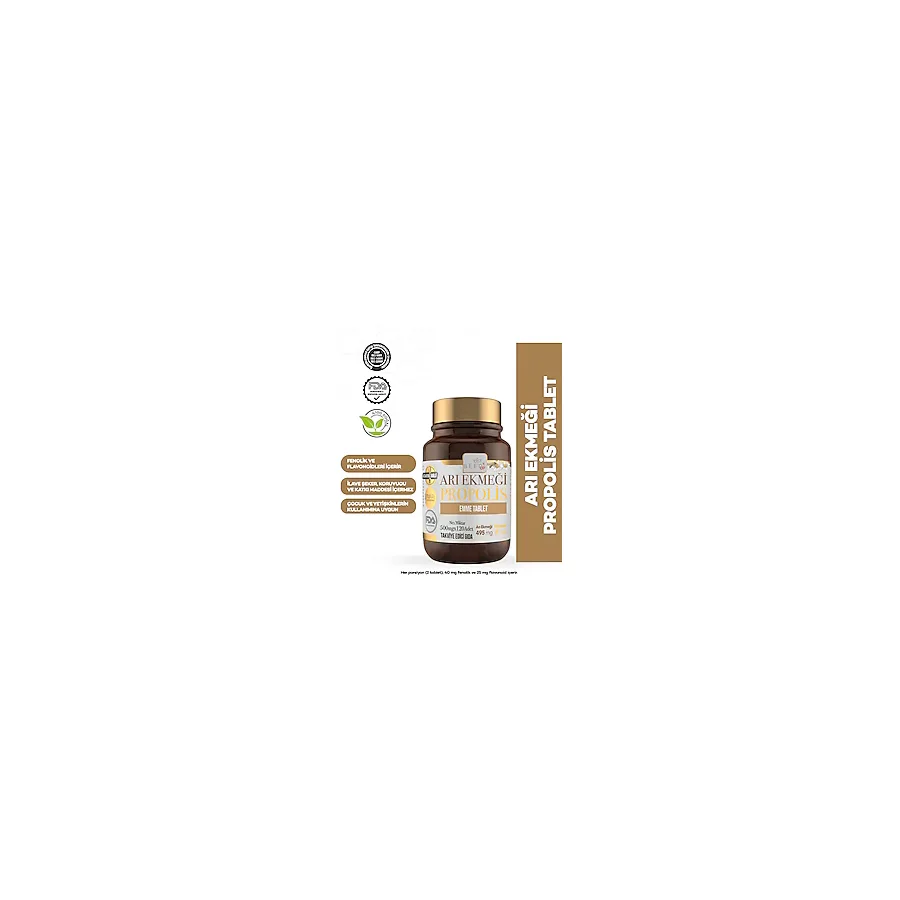 Bee'o Up Arı Ekmeği + Propolis 120 Emme Tablet