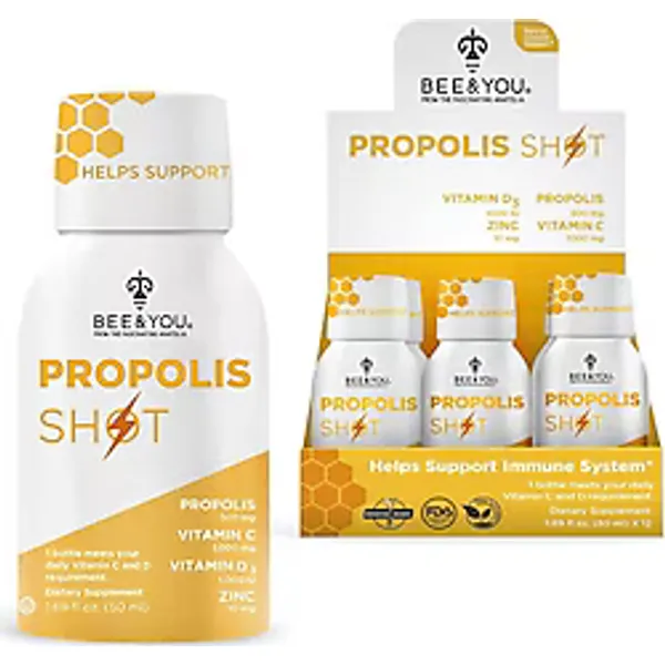 Bee&You Phenolix Çinko + D3 + C Vitamini Shot Propolis 50 ml 12'li