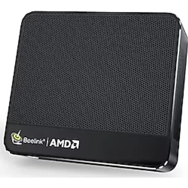 Beelink SER5 MAX Mini PC, AMD Ryzen 7 7735U (6nm, 8C/16T) 4.75GHz'e kadar Mini Bilgisayar 24GB LPDDR5 RAM 500GB SSD, Mikro PC 4K@60Hz Üçlü Ekran, WiFi6/BT5.2/HTPC