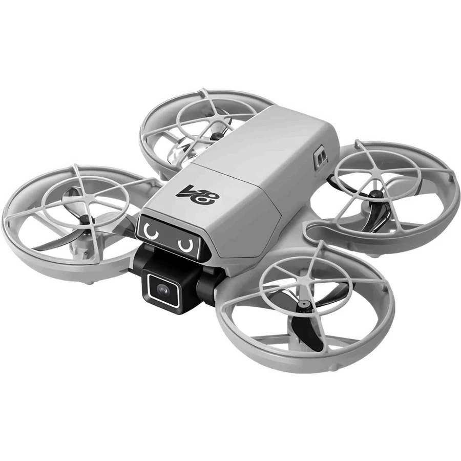 Beemen V8 Mini Quadcopter - Wifi Fpv Kamera, 1080P / Hd, Altitude Hold - Başlangıç & Hobi Drone - Beyaz