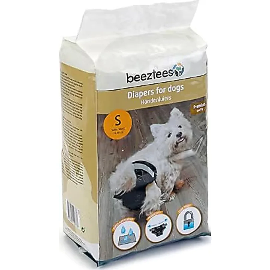 Beeztees Köpek Alt Bezi, Mükemmel Uyum, Kullan-At, Siyah, 20 Adet, S