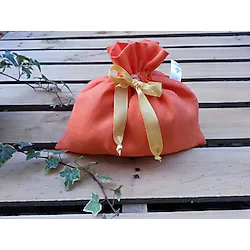 Begüldan Turuncu Keten Erzak Bakliyat Torbası 2.5 kg