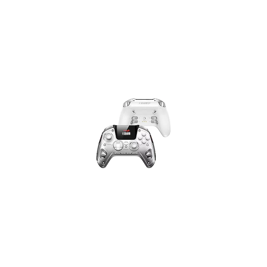 Beitong KP50 Hall Effect LCD Ekranlı Kablosuz Beyaz Gamepad (PC & Nintendo Switch & Android/İOS Uyumlu)
