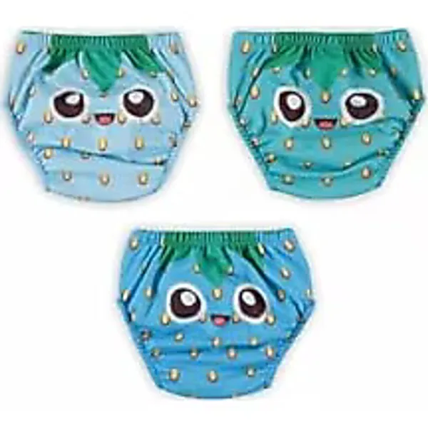 bejamonti chocolate baby kids Poopes Yıkanabilir 3'lü Kombin Erkek Neşeli Çilek Alıştırma Külodu 1-2-3-4 Yaş, Mavi-Turkuaz-Lacivert, 1-2-yas