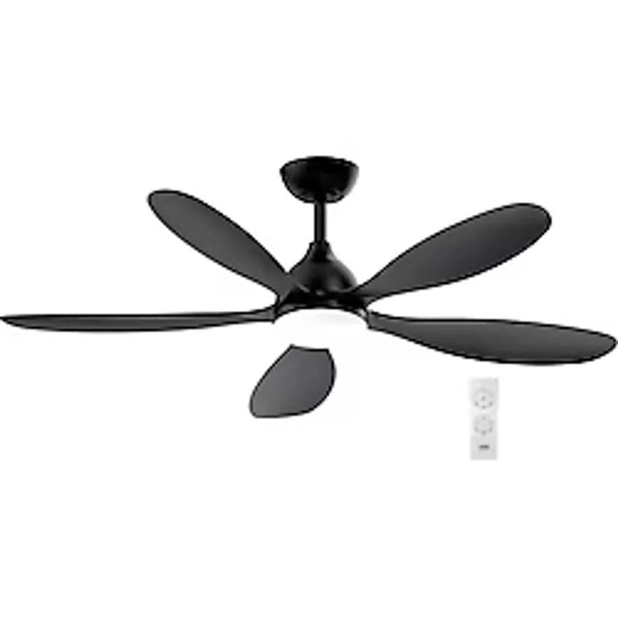 Beko 31645 Tavan Tipi Vantilatör Uzaktan Kumandalı Siyah Renkli Modern Tasarım Özellikli - 001-Siyah