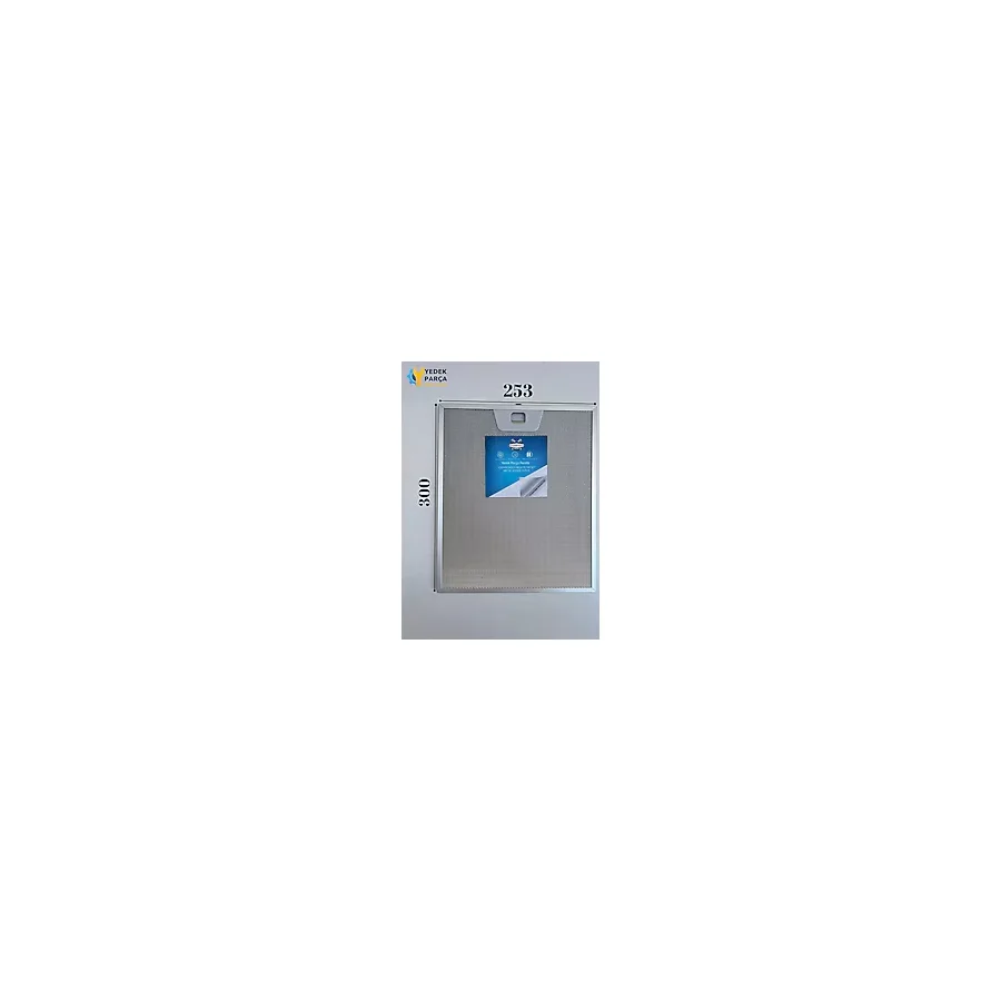 Beko: ADP61420I 253x300 mm Aspiratör & Davlumbaz Tel Yağ Filtresi Model: 00431222 - 50248271004 - 9189387004 25x30 cm